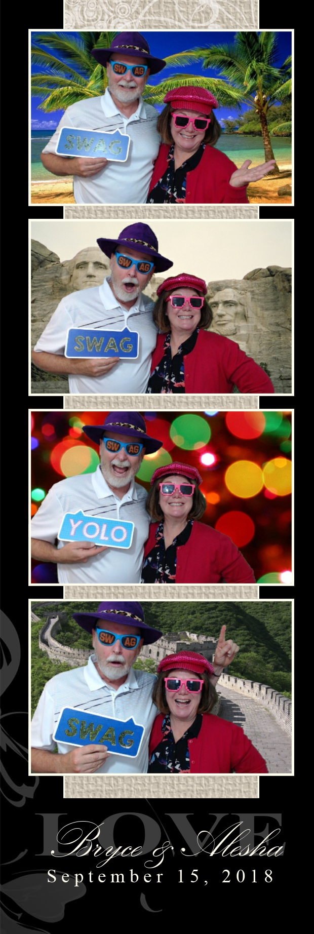 Alesha and Bryce's Wedding | View more photos from the event at gallery.photoboothbillings.com/u/PhotoBoothBillings/Alesha-and-Bryces-Wedding